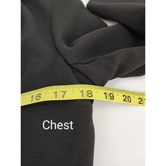 Express Women's Tuxedo Long Sleeve Blazer Black Pants & Jumpsuits Size 10 - Picture 6 of 11